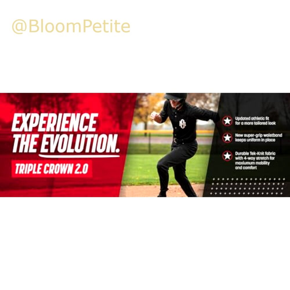 Tek-Knit Polyester Open Bottom Baseball Pants Wit… - image 6